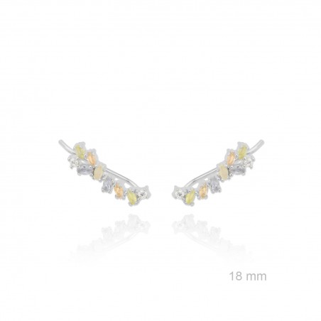 Escaladores de orelha em Prata Esterlina