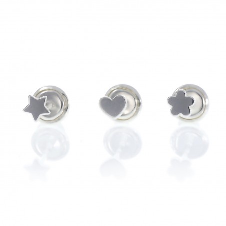 Pendientes Rosca Surtido 4mm