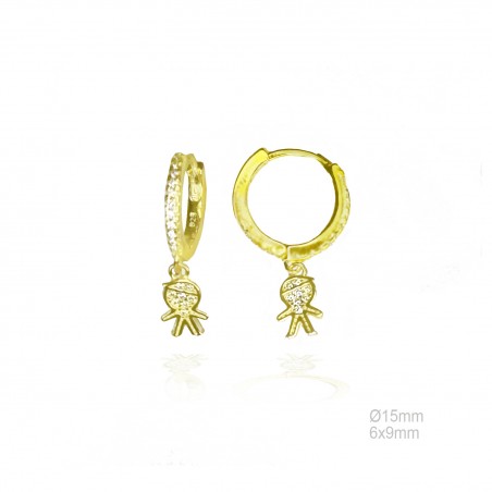 Boucles d'oreilles Zircons