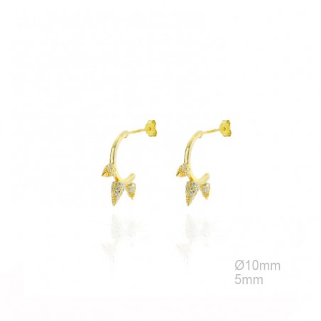 Boucles d'oreilles Zircons