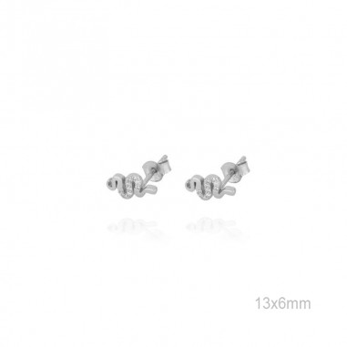 Boucles d'oreilles Argent lisse