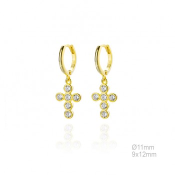 Boucles d'oreilles Zircons