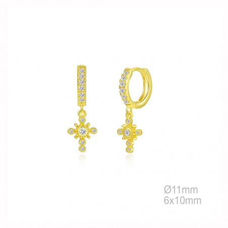 Boucles d'oreilles Zircons