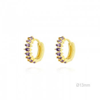Boucles d'oreilles Zircons