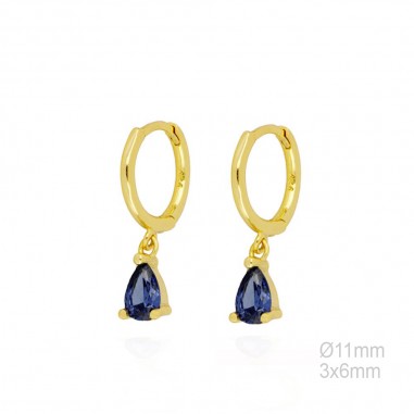 Boucles d'oreilles Zircons
