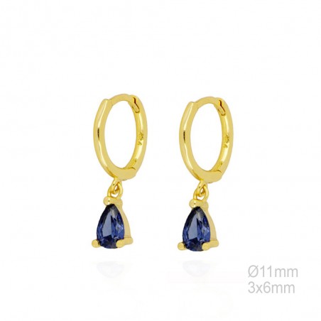 Boucles d'oreilles Zircons