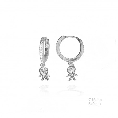 Boucles d'oreilles Zircons