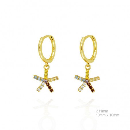 Boucles d'oreilles Zircons