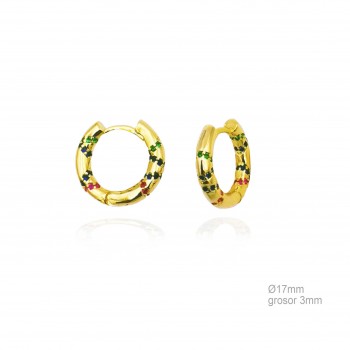 Pendientes Aro Dorado Circ....