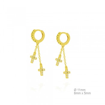 Pendientes Aro Dorado 12mm...