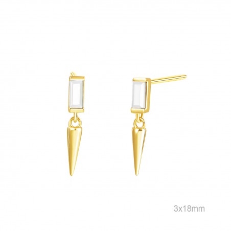 Boucles d'oreilles Zircons