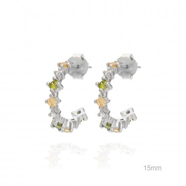 Boucles d'oreilles Zircons