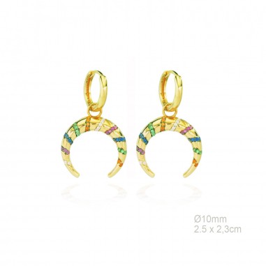 Boucles d'oreilles Zircons
