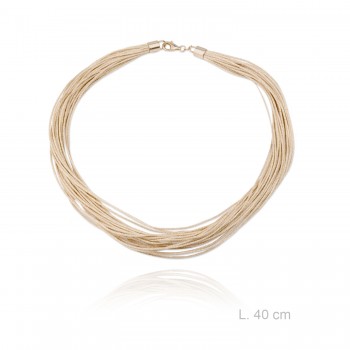 Gargantilha de lurex,...