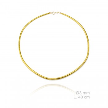 Metallic rope necklace,...