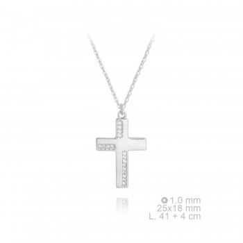 Gargantilha de prata con...