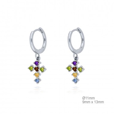 Boucles d'oreilles Zircons