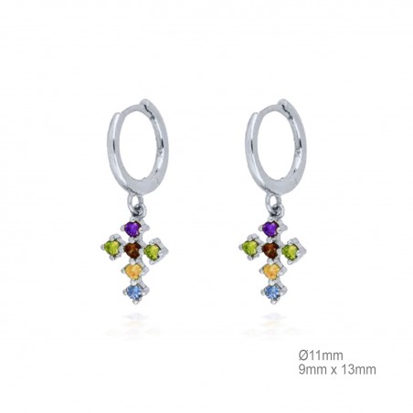 Boucles d'oreilles Zircons