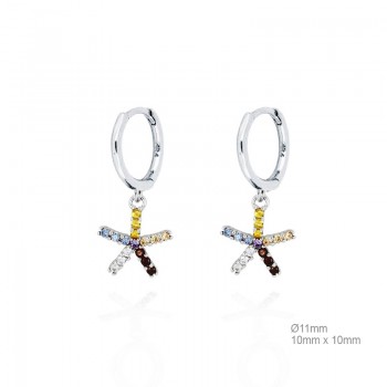 Boucles d'oreilles Zircons