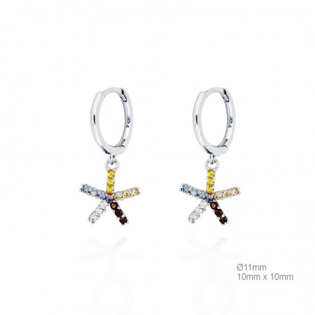Boucles d'oreilles Zircons