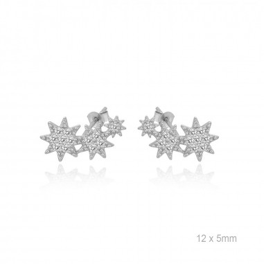Boucles d'oreilles Zircons