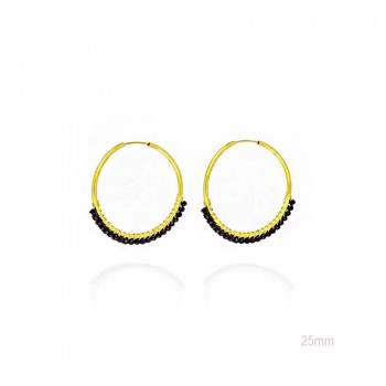 Boucles d'oreilles Perle/Gemme