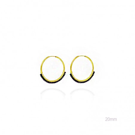 Boucles d'oreilles Perle/Gemme