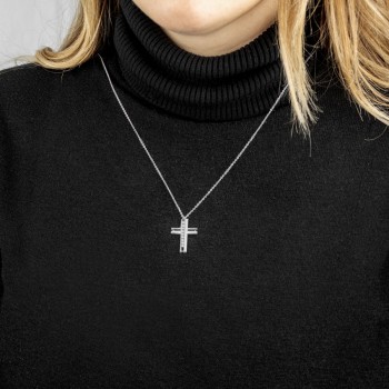 Gargantilha de prata com... 2