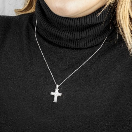 Collier en argent zirconite