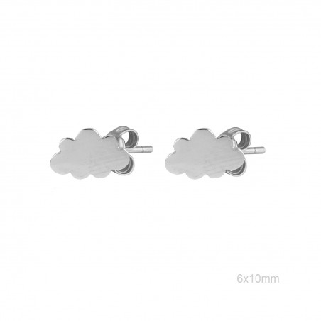 Boucles d'oreilles Argent lisse