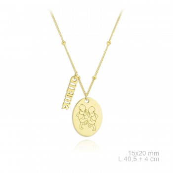 Gargantilla de Plata de Ley...