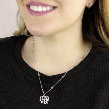 Sautoir en Argent avec... 2