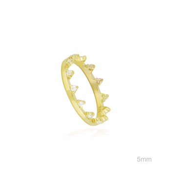 Anillo Dorado Corona Circ.