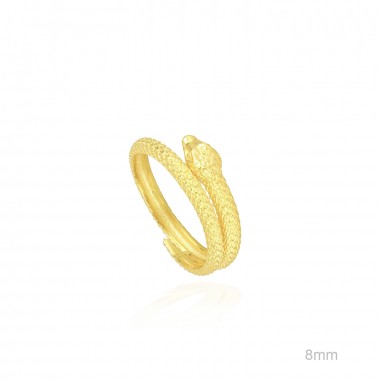 Anillo Dorado Serpiente