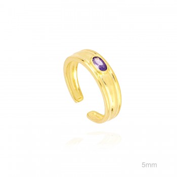 Anillo Dorado Circ. Morada