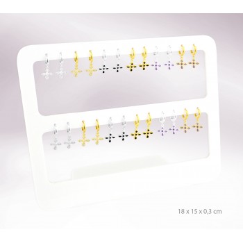 Display - 12 pairs of earrings