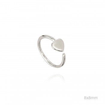 Anillo Corazón Liso