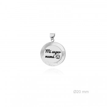 Colgante "Mi super mamá"