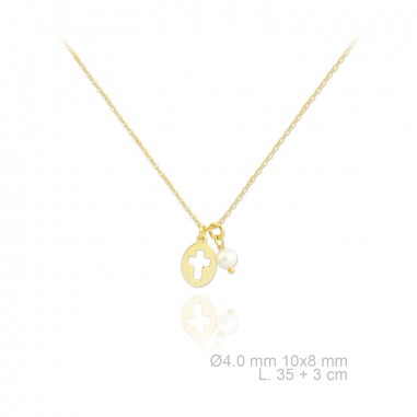 Silver Necklaces with Mother of Pearl