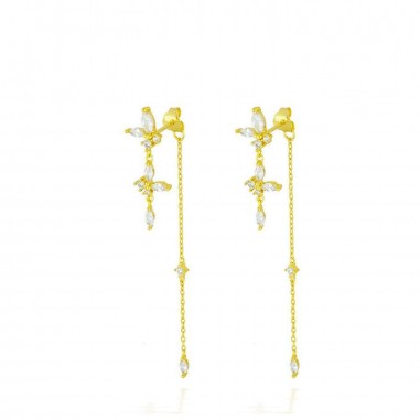 Boucles d'oreilles Zircons
