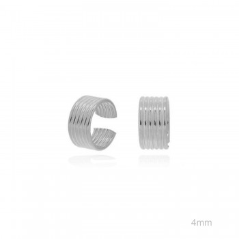 Pendientes Ear Cuffs Rayado