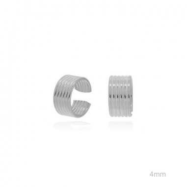 Pendientes Ear Cuffs Rayado