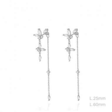 Boucles d'oreilles Zircons