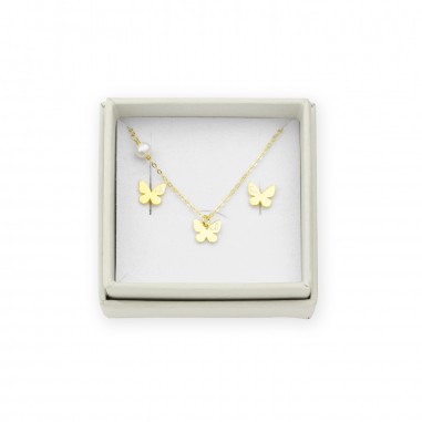 Sterling Silver Pack - Earrings and necklace