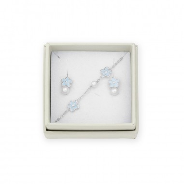 Juego de Plata de Ley - Pendientes y pulsera