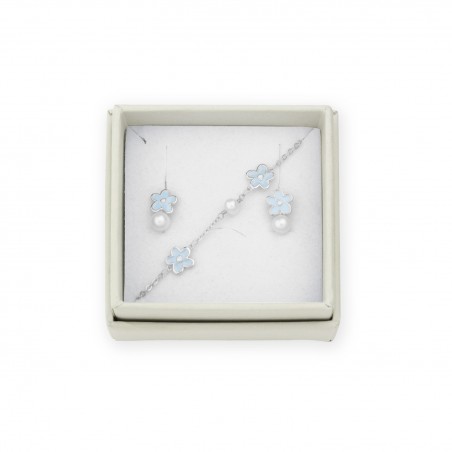 Prata Esterlina Pack - Brincos e pulseira