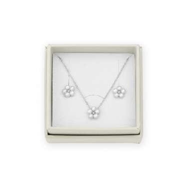 Sterling Silver Pack - Earrings and necklace