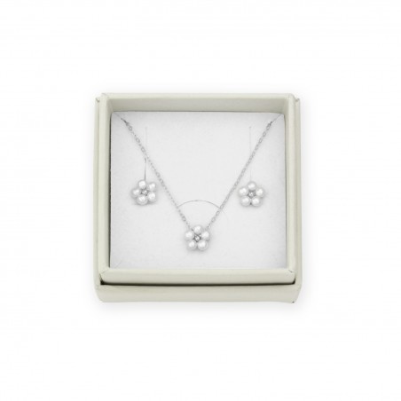 Sterling Silver Pack - Earrings and necklace