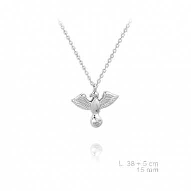 Gargantilla de Plata de Ley y circonitas