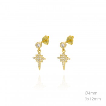 Boucles d'oreilles Zircons